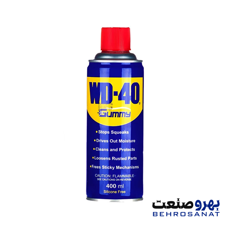 اسپری روان کننده WD-40 مدل GUMMY حجم 400 میلی لیتر